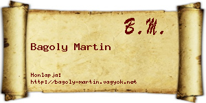 Bagoly Martin névjegykártya